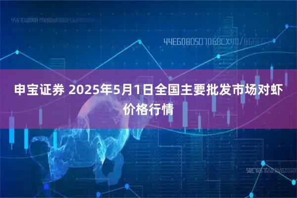 申宝证券 2025年5月1日全国主要批发市场对虾价格行情