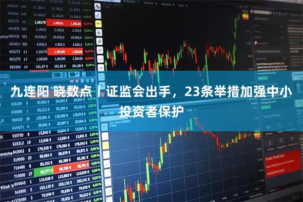 九连阳 晓数点丨证监会出手，23条举措加强中小投资者保护